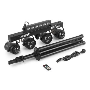 Beamz Partybar 10 Set : Jelly Moon, Par & UV/Strobe LED RGBW-UV